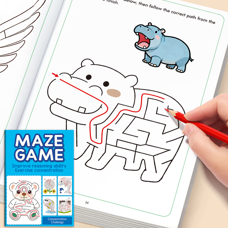 Plant Parent Coloring Book - 32-Page Children's Fun Picture Book, Maze