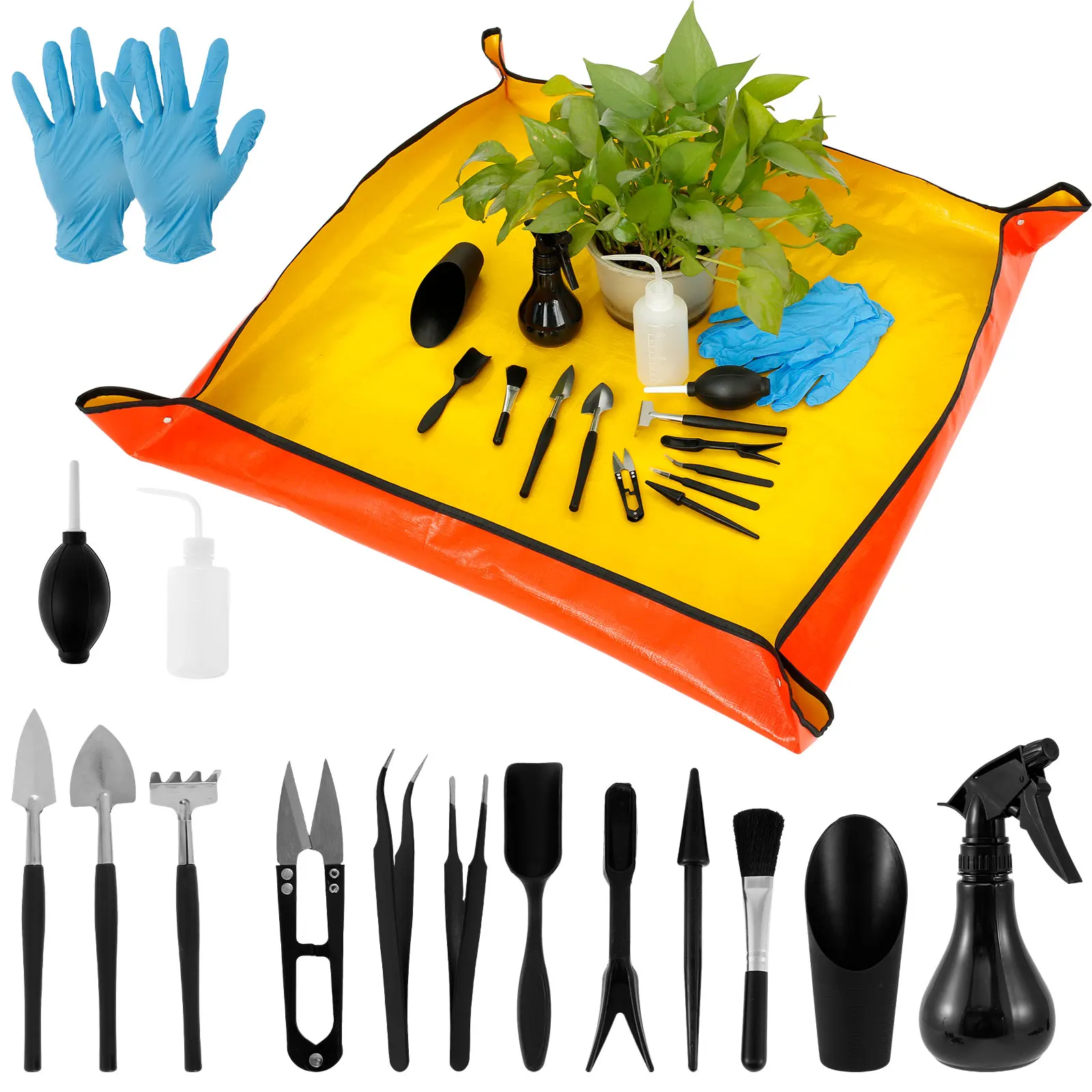 Plant Parent Kit - 13/16Pcs Garden Succulent Plants Tools Mini