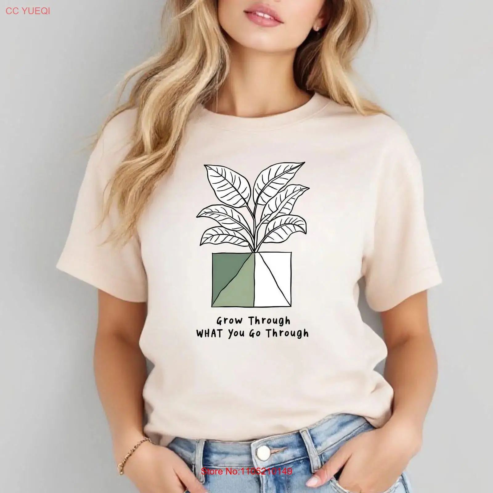 Parent Of Plant - Minimalist Plant Parent T Shirt Grow