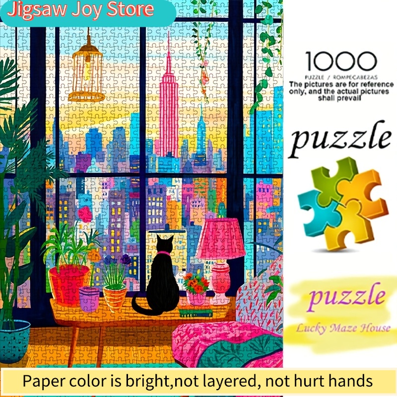 DIY Paper Puzzle, New York Cit - Parent Of Plant のレビューと価格