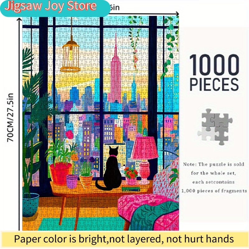 DIY Paper Puzzle, New York Cit - Parent Of Plant のレビューと価格