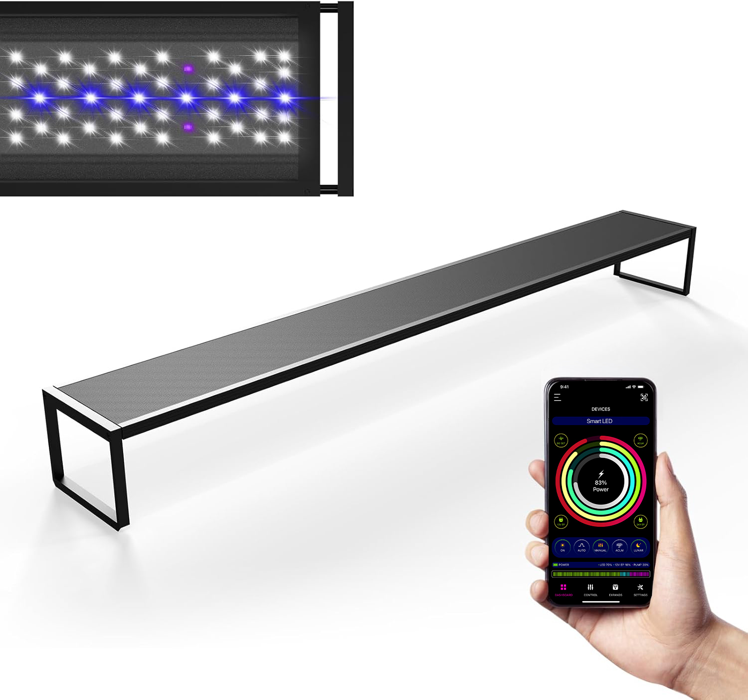 LED Aquarium light MICMOL Extr - Plant Parent App のレビューと価格