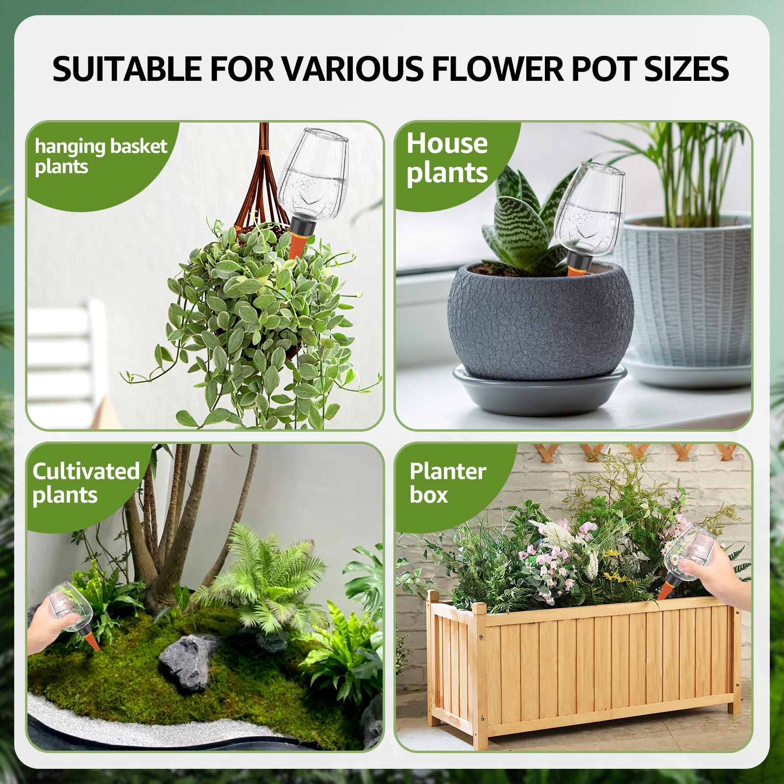 4Pcs Plant Watering Balls 350M - Plant Parent Kit のレビューと価格