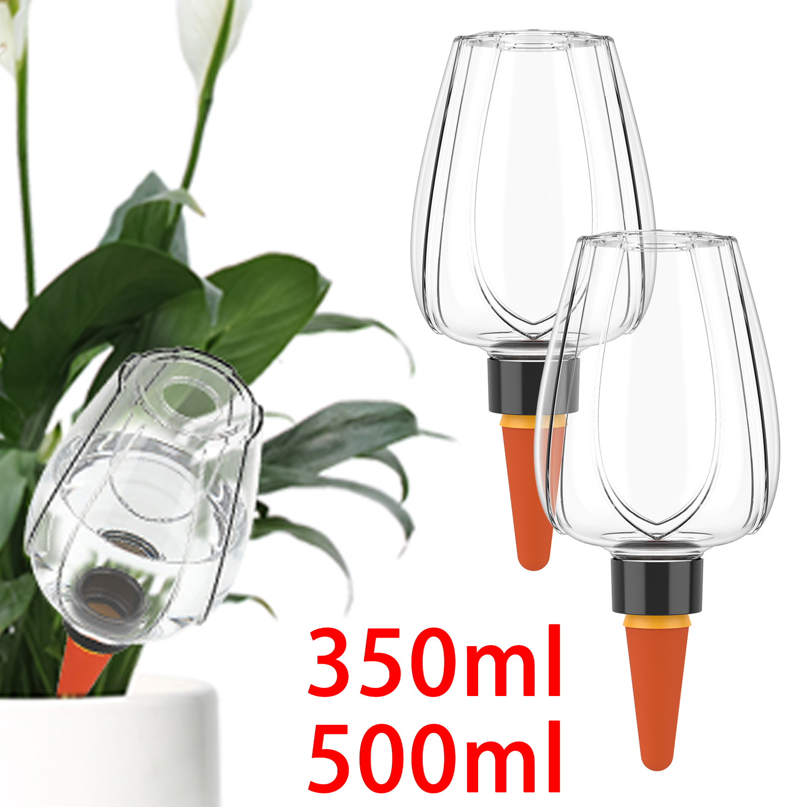 4Pcs Plant Watering Globe Clea - Plant Parent Kit のレビューと価格