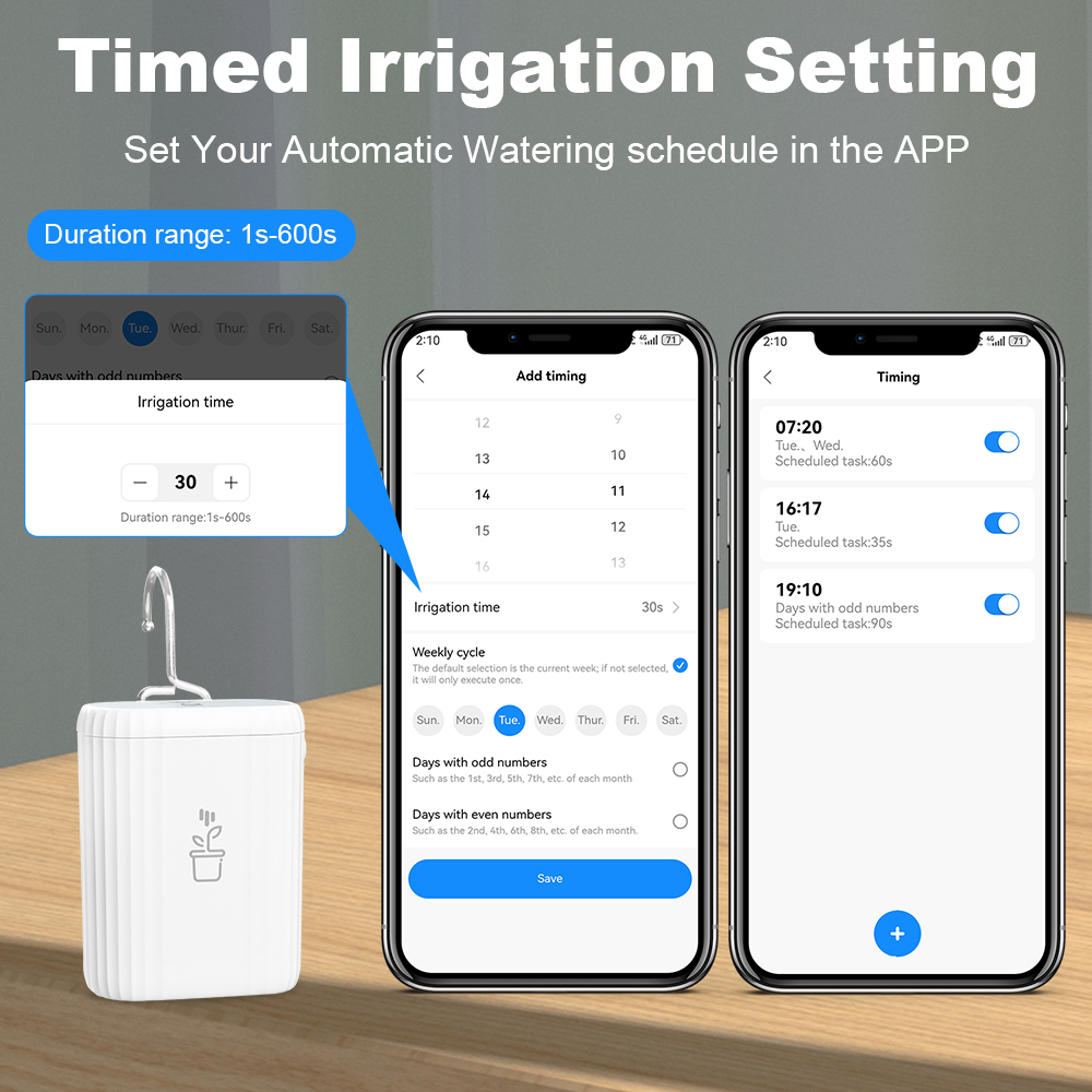 Tuya WiFi Smart Drip Irrigatio - Plant Parent Kit のレビューと価格