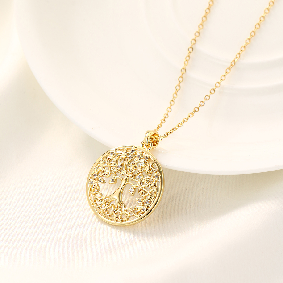 Fashion Tree of Life Necklace  - Parent Of Plant のレビューと価格