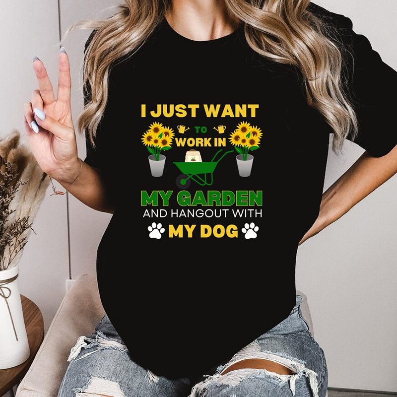 Modern Letter Prints T-Shirt S - Parent Of Plant のレビューと価格