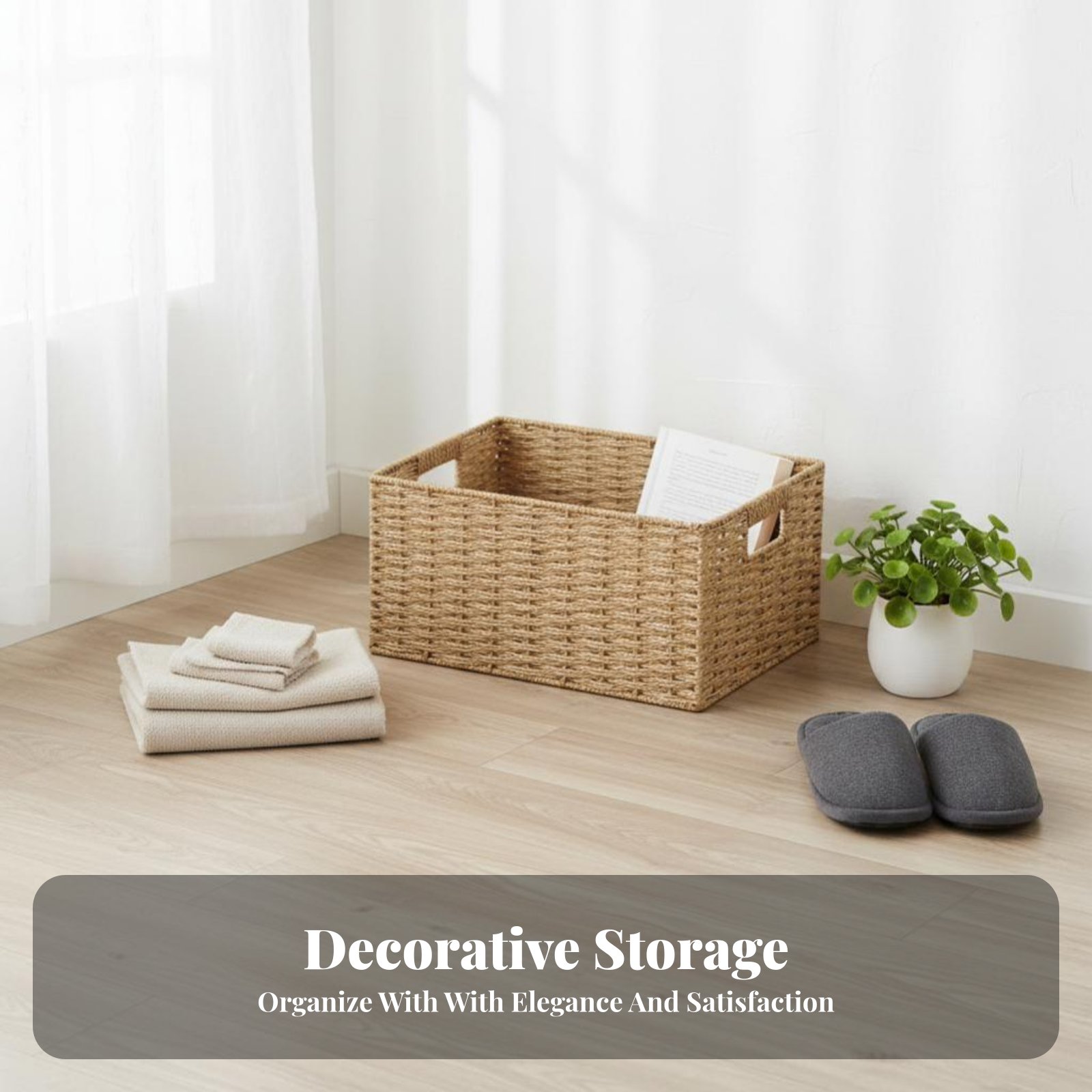 Woven Storage Container Japane - Is Plant Parent Free To Use のレビューと価格