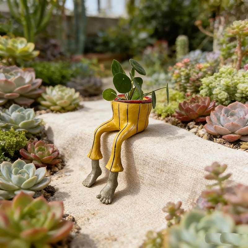 Whimsical Resin Leggy Planter  - Parent Of Plant のレビューと価格