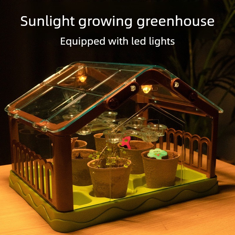Kids Mini Greenhouse with LED  - Is Plant Parent Free To Use のレビューと価格